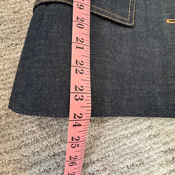 NWOT VTG Dolce & Gabbana Y2K Denim Blazer Leopard Print Womans SZ M - Picture 13 of 17